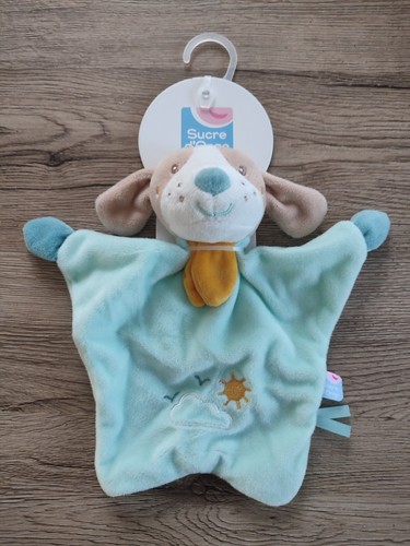 Doudou plat chien - , bleu