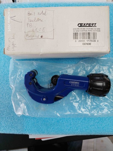 Coupe tube cuivre 32mm e117830 - coupe,