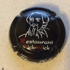 Capsule de champagne HOTTE Thierry cuvée belge (15a. Noir et blanc)