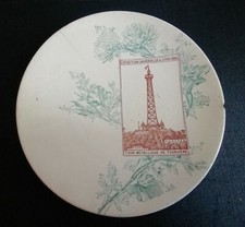 Assiette Murale EXPOSITION UNIVERSELLE de LYON 1894 Tour Métallique de Fourviere