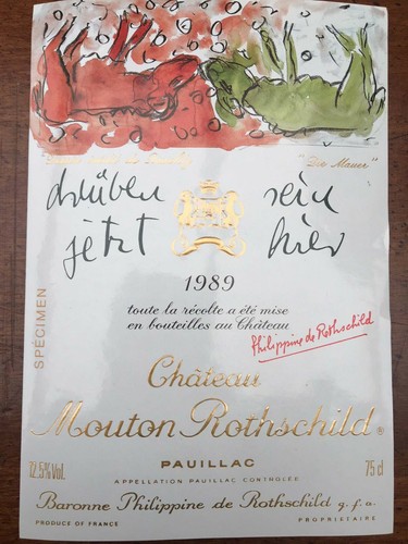 The 1989 chateau mouton - the,
