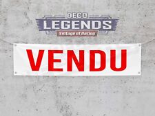 Banderole Vendu / Bannière Affiche panneau PVC Garage Entreprise Vente