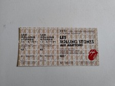Rolling Stones unused ticket June 6 1976 Pavillon de Paris France Mick Keith