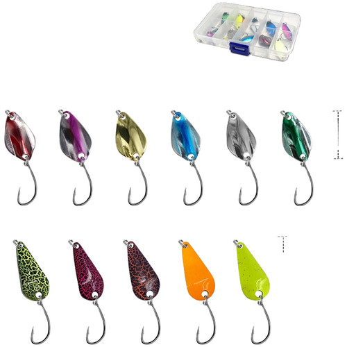 43pcs cuillère spinner leurre - 43pcs,