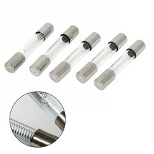 5 X Verre Tube Fusible Haute Tension 0.8A 5kV 6mm X 40mm for Micro-Onde Four