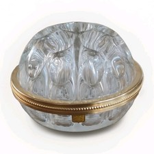 Pique fleurs /Bouquetière en verre 19 Trous verrerie MC Reims 1970