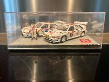 TRES RARE DIORAMA CITROEN BX 4TC RALLY MONTE CARLO 1986 SCALE 1/43 IXO