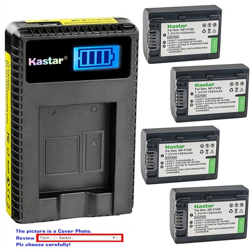 Kastar battery lcd charger - battery, for