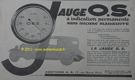 Publicite jauge compteur - jauge,