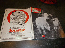 Magazine Eleveur de Demain N°1 Le Lapin la Truie Cochon le Poulet Fermier 1968