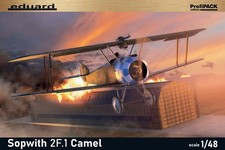 SOPWITH 2 F.1 CAMEL EDUARD PROFIPACK (6 Décos)  1/48 PLASTIC KIT