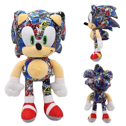 Peluche sonic stylé - sonic,