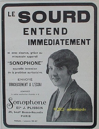 Publicite sonophone appareil - sonophone,