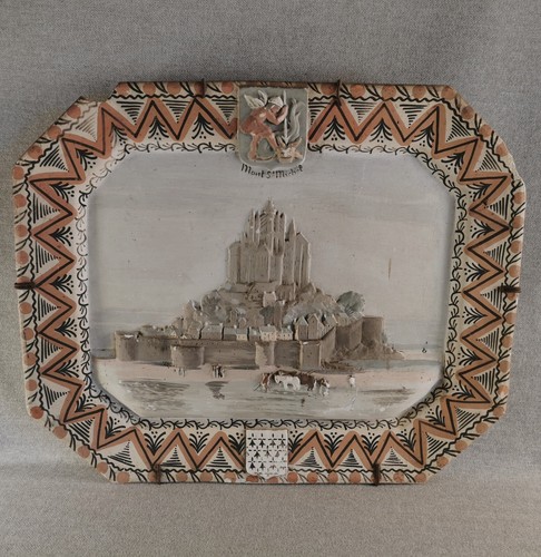 Grand plat faience - faience, quimper