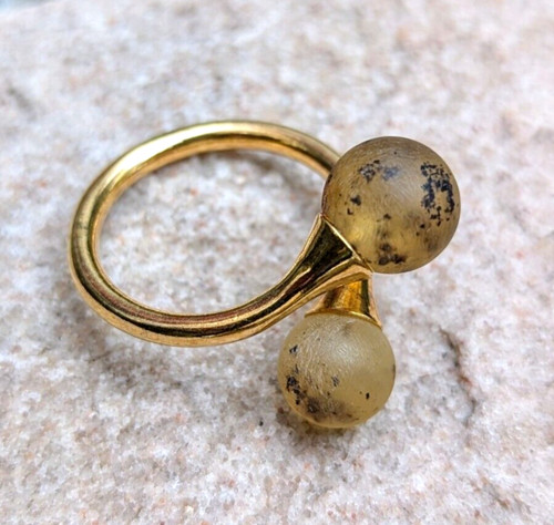 Bague ambre naturel - , la