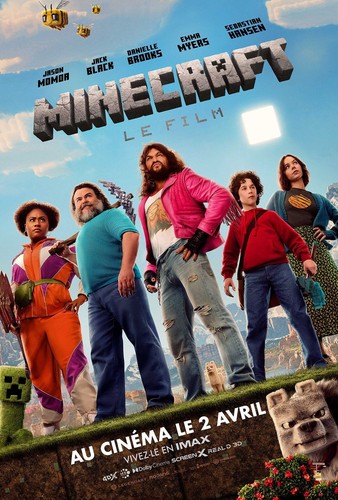Minecraft film affiche - :,