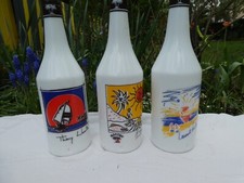3 Bouteilles Malibu sérigraphie Voulzy - De caune - Lhermitte