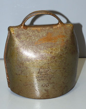 -SONNAILLES ANCIENNE CLOCHE DEVOUASSOUD CHAMONIX 00 METAL VERNIS COLLECTION   D