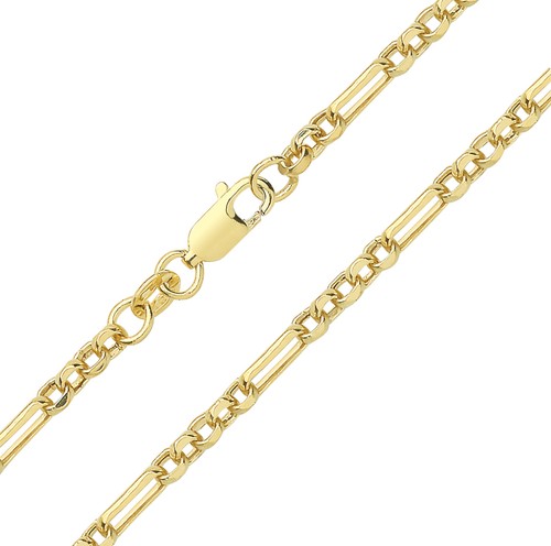 Chaine figaro femme jaune - chaine,