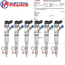 6x 0445110212 Bosch Injecteur BMW E60 E61 525 d 130 kW 13537791545 0986435151