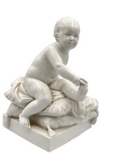 Ancienne statue porcelaine
