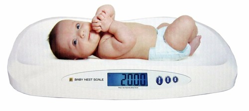 Pèse bébé - pèse, plate)