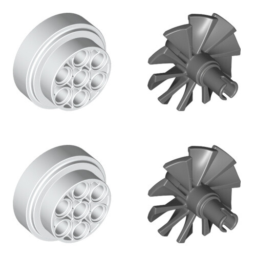 Lego briques rotatif - briques,