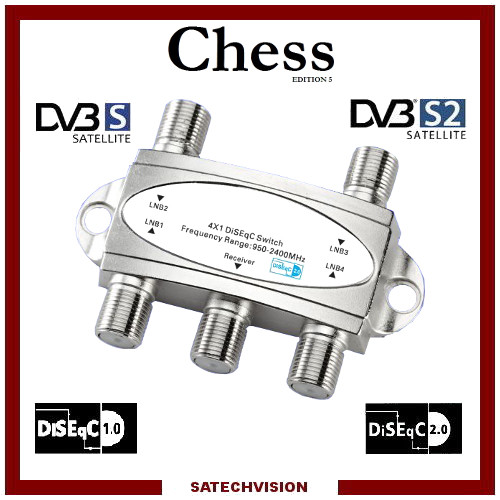 Commutateur diseqc chess - diseqc, 4/1