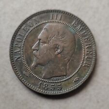 Napoléon III, 10 Centimes 1855 A Paris Chien 