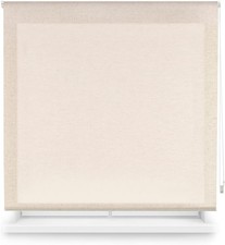 Store enrouleur translucide Blindecor Aure 100 x 200 cm en lin sans perçage