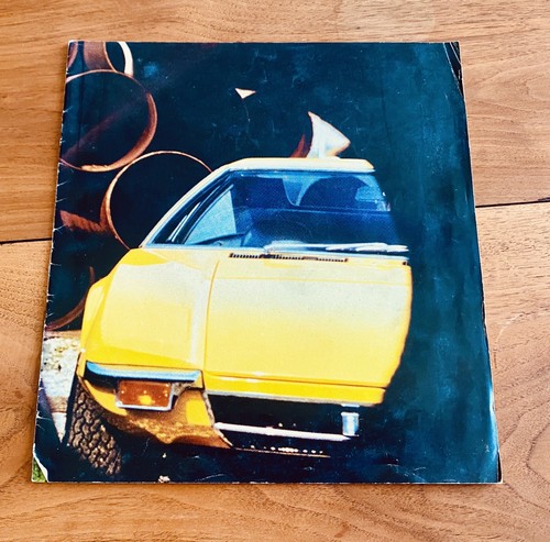 Brochure rare tomaso - brochure, de