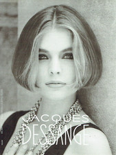 publicité Advertising 0523  1991  salon de coiffure Jacques Dessange