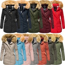 Marikoo Femme D'Hiver Veste Matelassée Parka Veste Manteau Chaud Doublé Karmaa