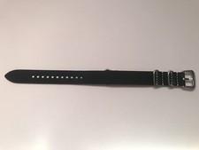 military style black leather