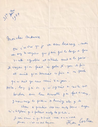 Jean cocteau fustige - cocteau,