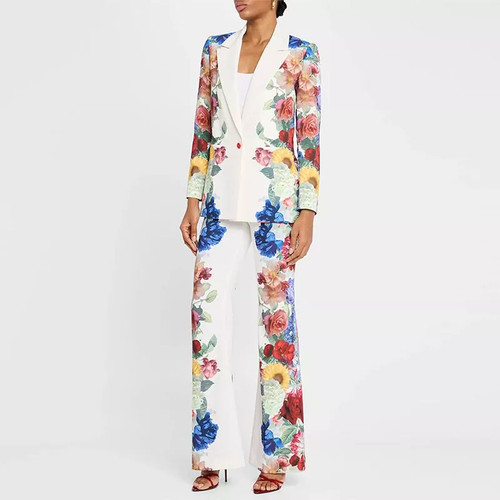Ensemble floral blanc avec - ensemble,
