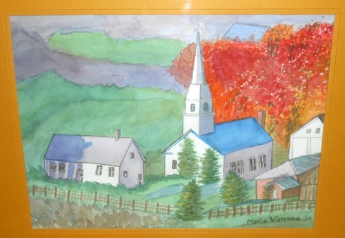 Church water color marie - color,