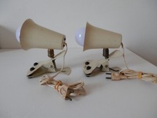 Lot 2 spots à pince orientables NGN (vintage) identiques et fonctionnels