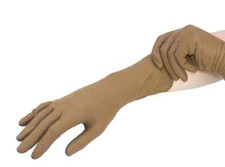 Gants caoutchouc-latex réutilisables coloration cheveux -taille XL  9 / 9.5