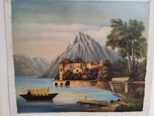 Paysage Peint Tableau Peint
