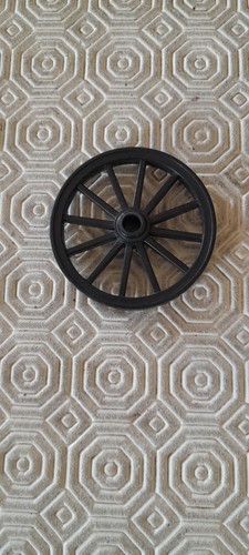 Roue noire diligence chariot - roue,