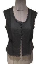 Superbe Gilet Coton Noir  The