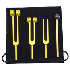 Diapason Set 128 256 512HZ Yoga Tuning Fourches Méditation Groupe Thérapeutique