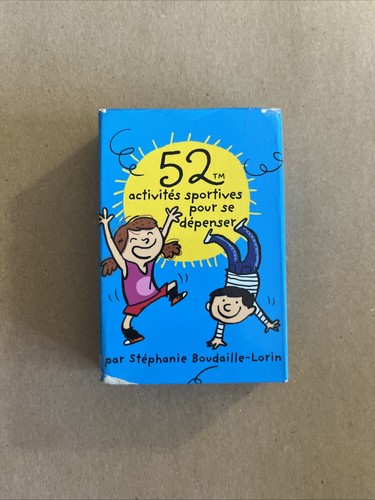 Jeu cartes activités - 52,
