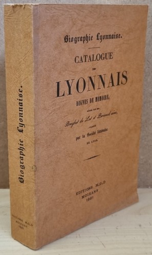 Biographie lyonnaise catalogue - biographie,