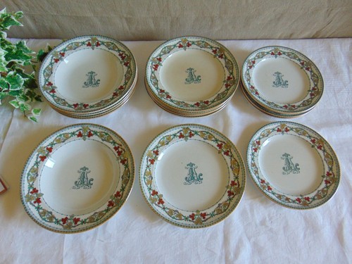 Assiettes faience - en,