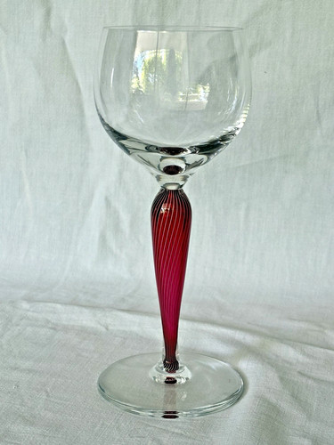 Verre pied cristal - verre, en