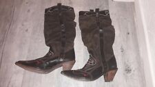 magnifique bottes santiag cuir