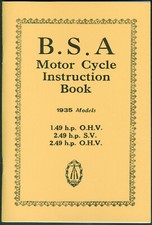 Manuel moto bsa 1935 49 - manuel, de
