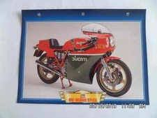 CARTE FICHE MOTO DUCATI MIKE HAILWOOD REPLICA 1980